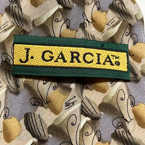 J. Garcia Birdland Collection Fourteen Silk Tie - Picture 5 of 6